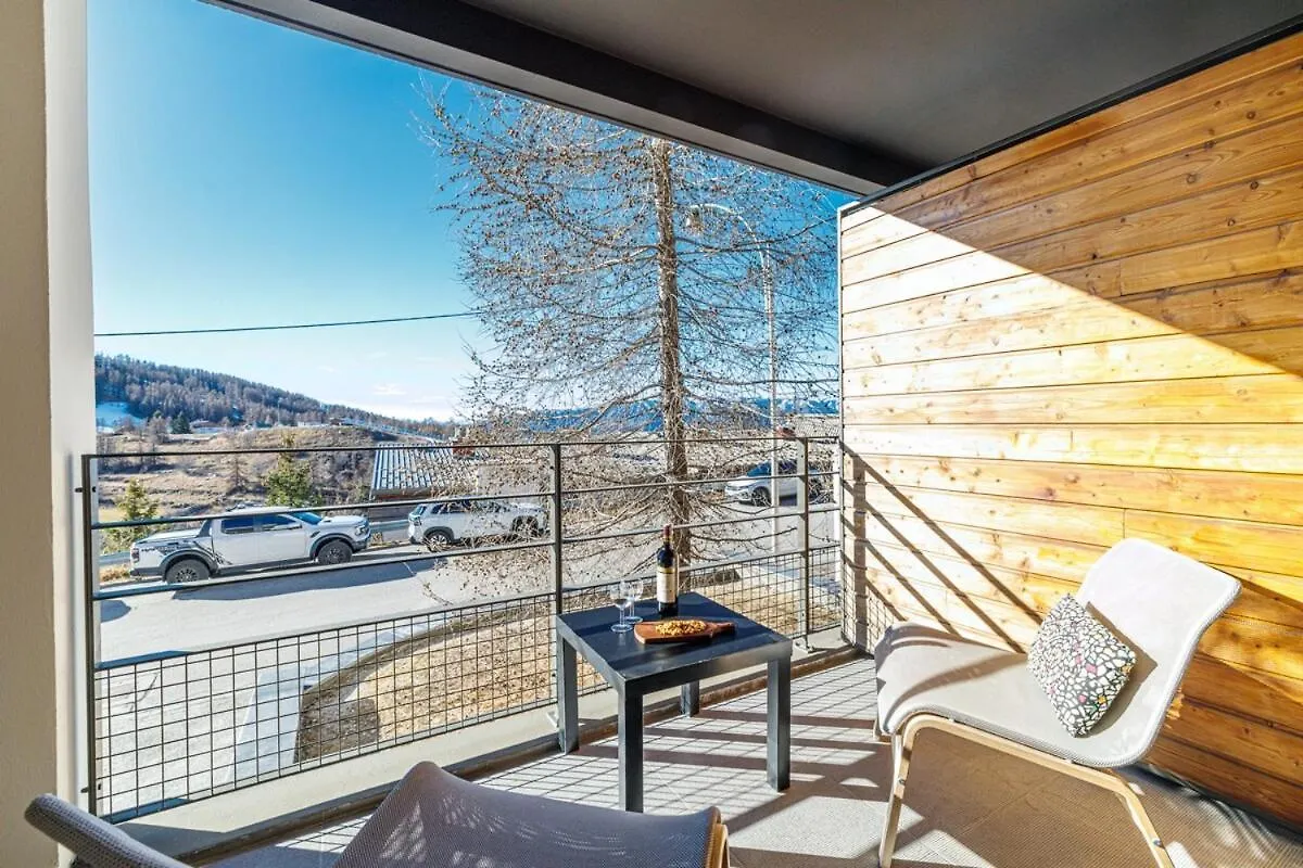 Apartment Valberg - Magnificent Studio Terrace With Parking Peone