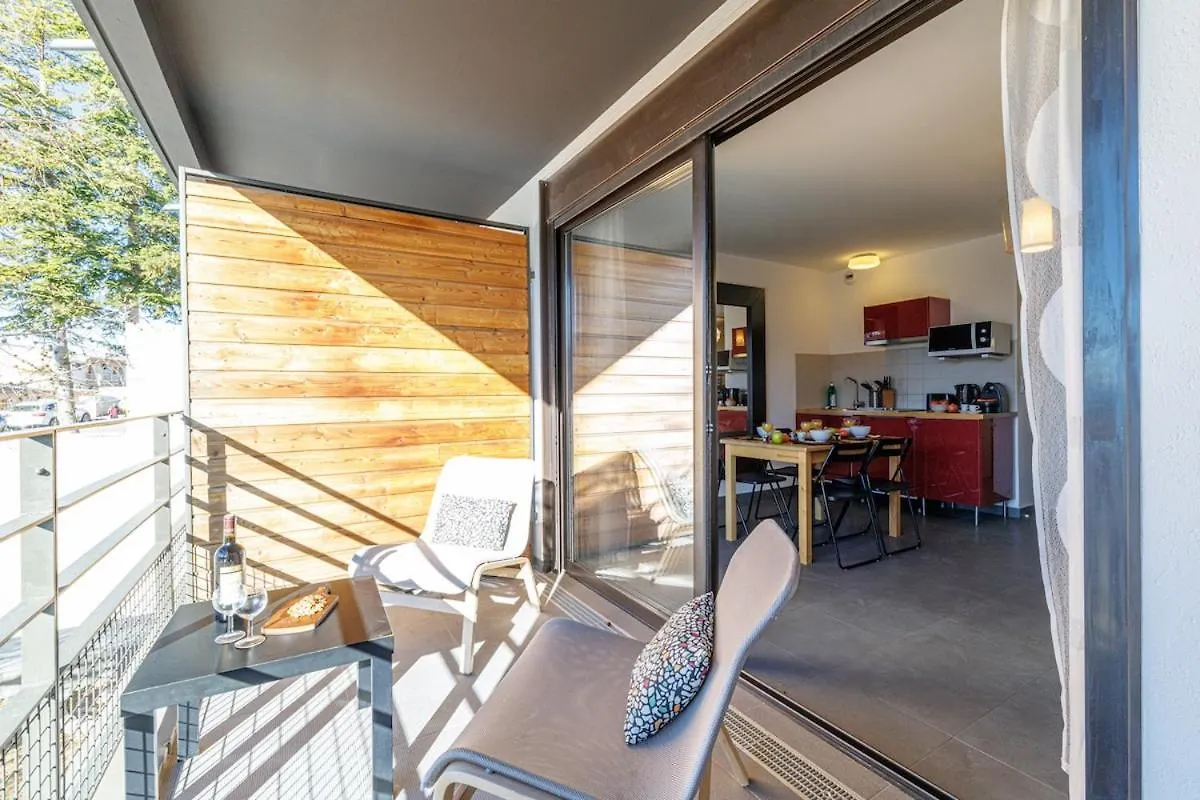 Apartment Valberg - Magnificent Studio Terrace With Parking Peone
