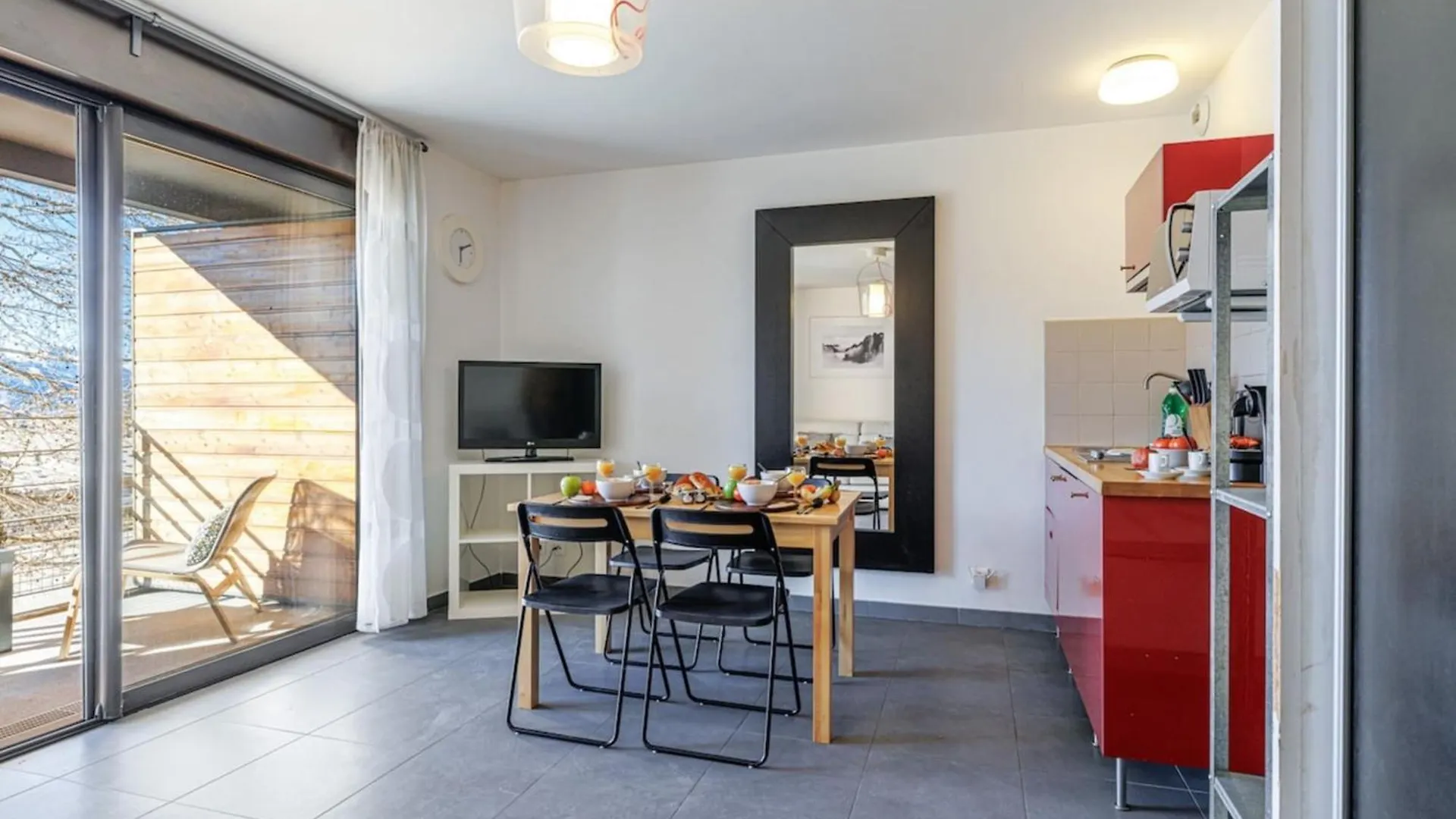 Apartment Valberg - Magnificent Studio Terrace With Parking Peone