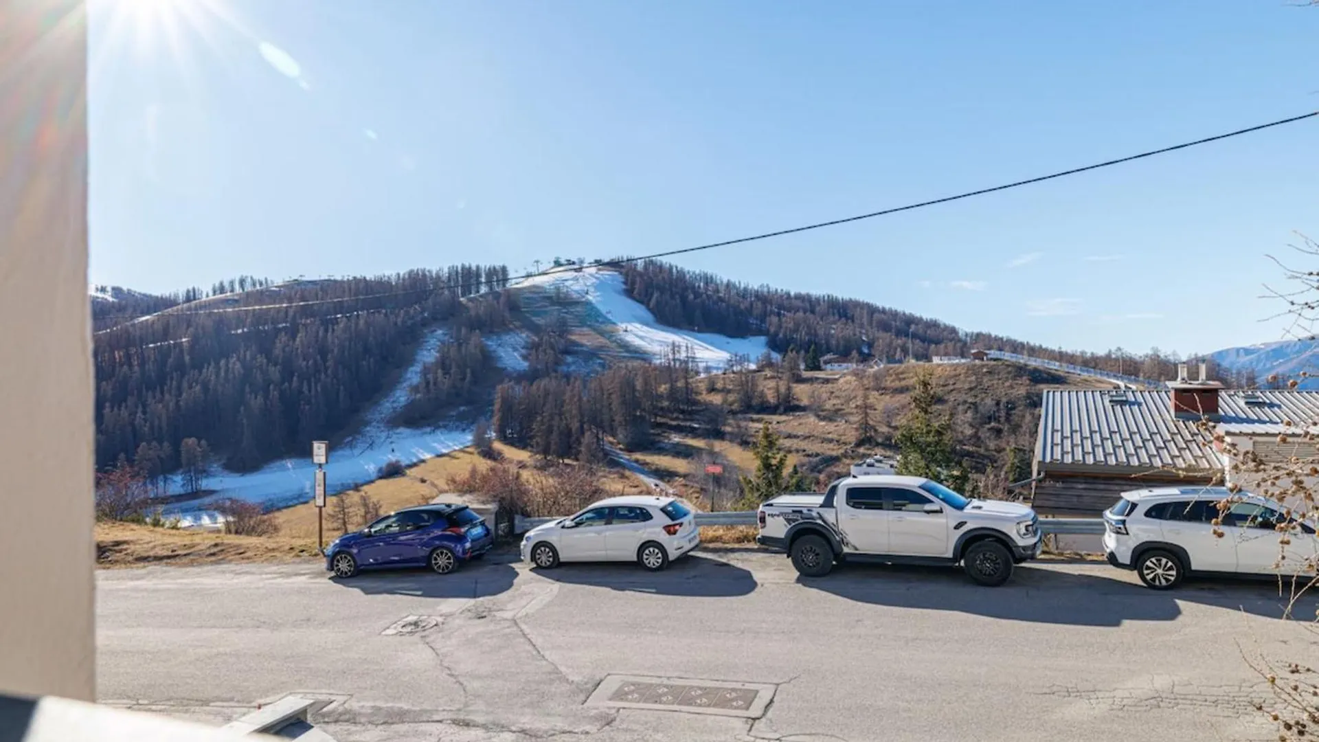Apartment Valberg - Magnificent Studio Terrace With Parking Peone